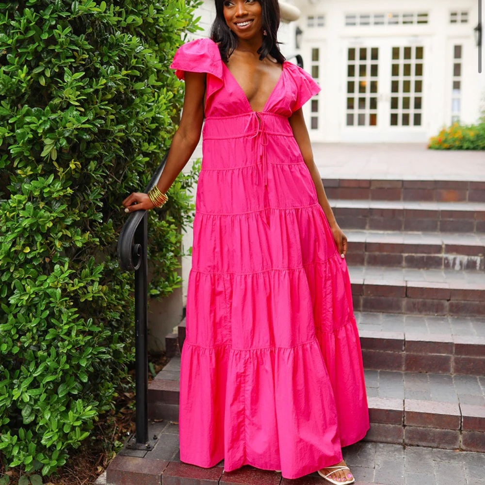 Tiered maxi dress